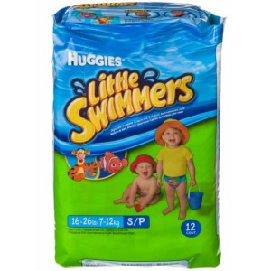 Huggies Couches maillot de bain Little Swimmers, T3/4 small - 7/12kg